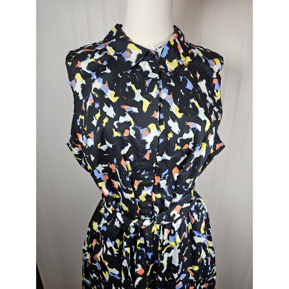Jason Wu Confetti Print Sleeveless Dress Fit & Flare Dress Women's Size L New - Picture 2 of 8